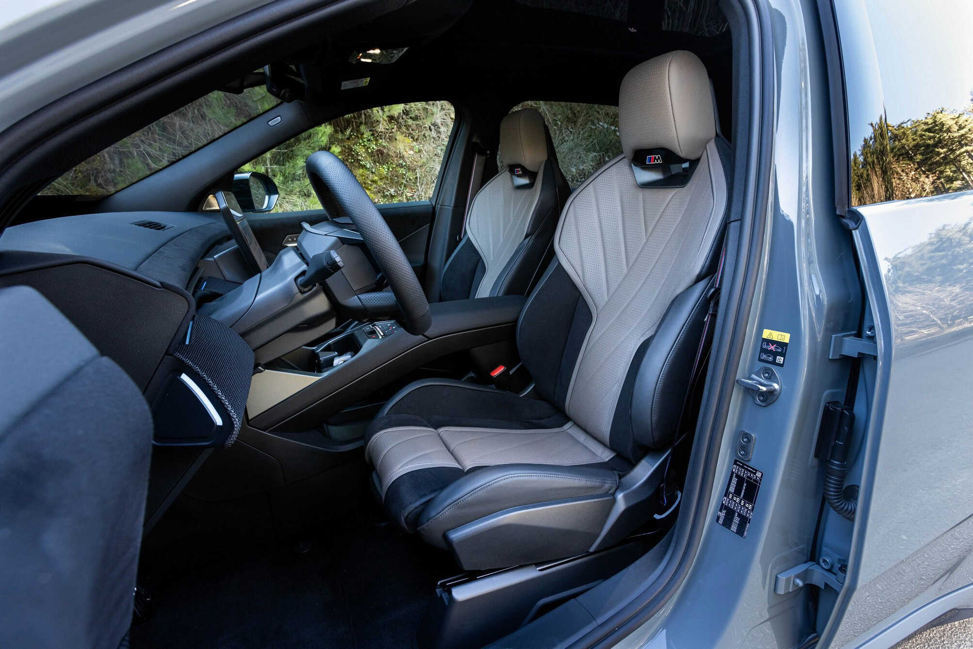 2026 BMW iX3 Shows Previously Unseen Two-Tone Leather Interior