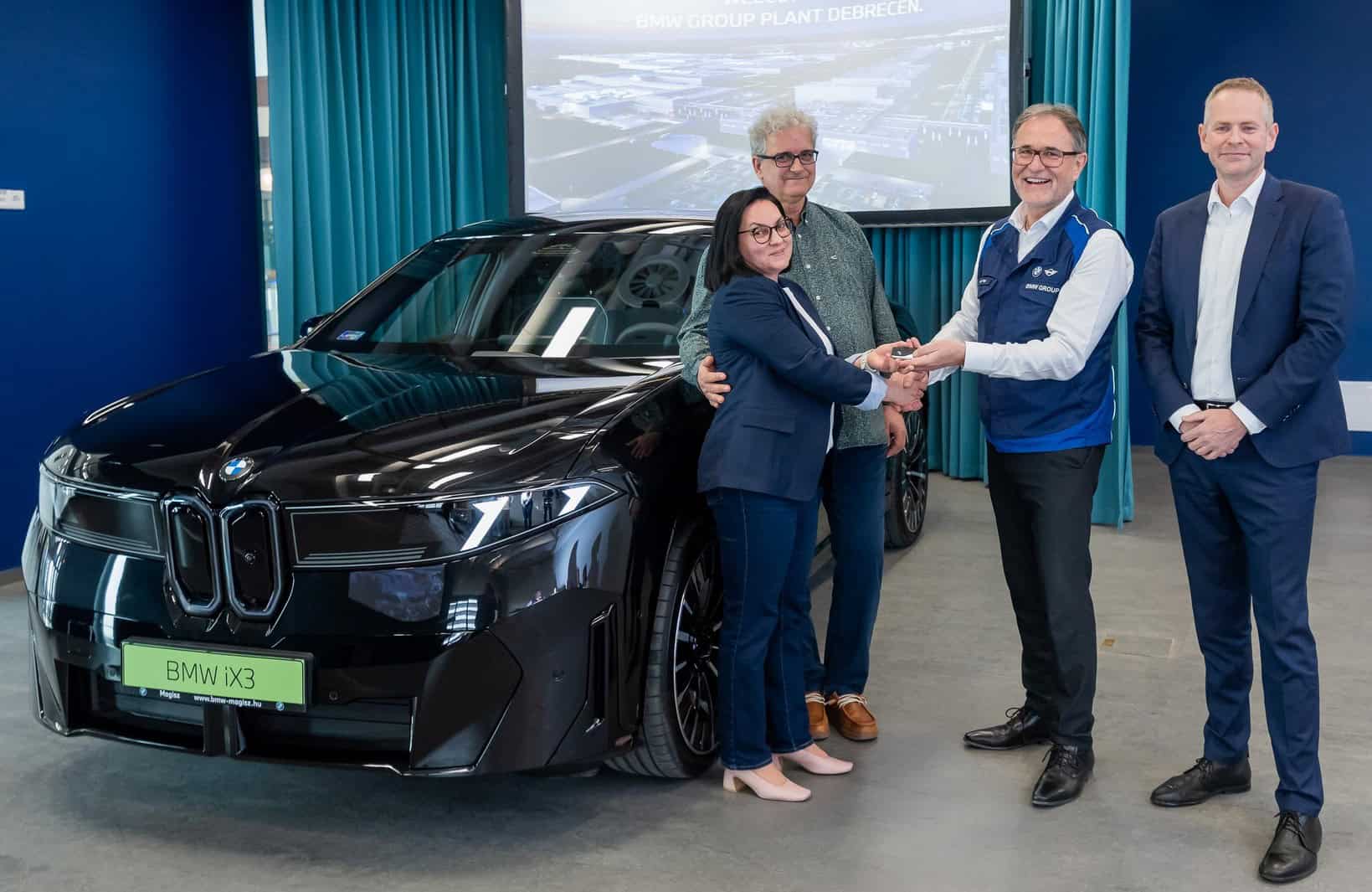 BMW Hands Over One Of The First iX3s At Debrecen Factory